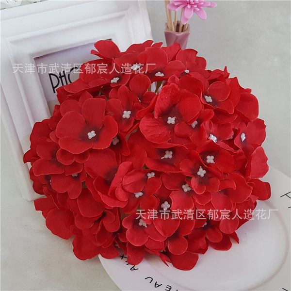 

21cm 90heads artificial hydrangea flowers party home decoration accessories wedding arch flowers diy flower wall fake