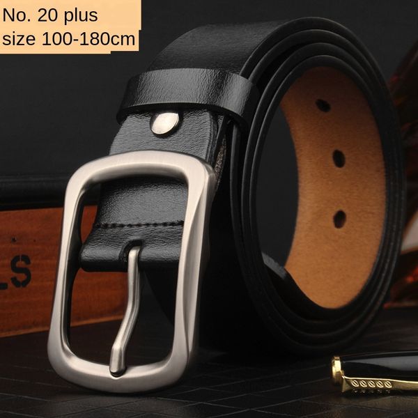 

japanese buckle leather large size lengthened belt men's cowhide specialty 150160170180cm japanese buckle belt, Black;brown