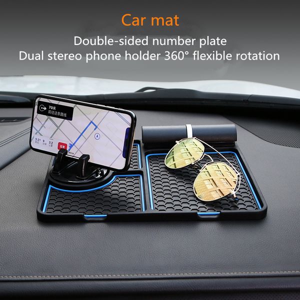 

car anti-skid pad car phone holder multi-functional accessories for phone in