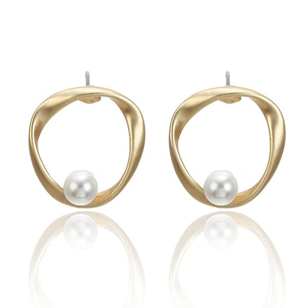 

pearl hoop earrings for women fashion dangle hypoallergenic layer earrings drop dangle gifts for women, Golden;silver