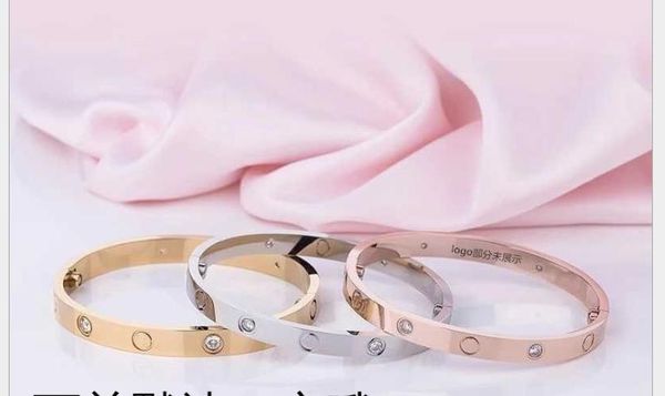 

2019 bracelet titanium steel 18k rose gold bracelet accessories, Golden;silver