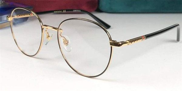 

new fashion designer optical prescription glasses 0392 round frame popular style selling hd clear lens, Black