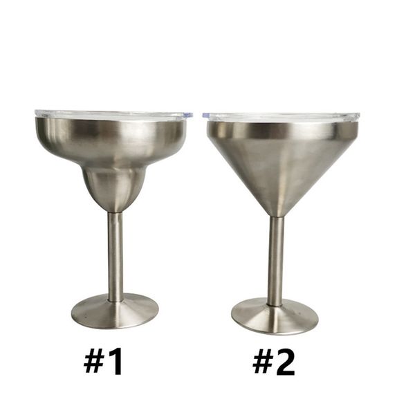 

8oz martini cup cocktail wine glass champagne margaret goblet eco friendly double wall stainless steel goblet with lids for wedding bar