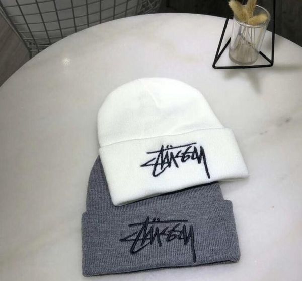 

c-03 news colors skateboard embroidered small cap, high-quality hip hop male and female couple wool cap, tide brand super knitted warm hat, Blue;gray