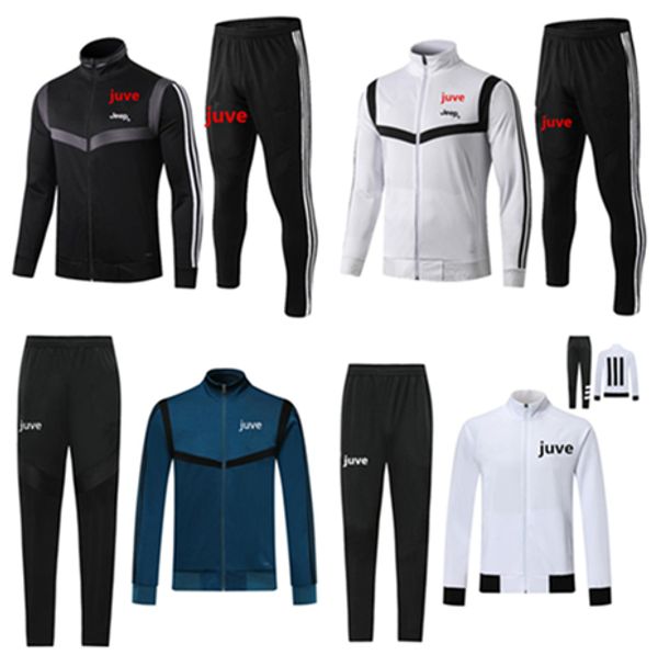 

2019 20 men jacket training suit 2019 2020 men kit ronaldo dybala mandzukic de ligt bernardeschi black jacket tracksuit sweatshirt uniform