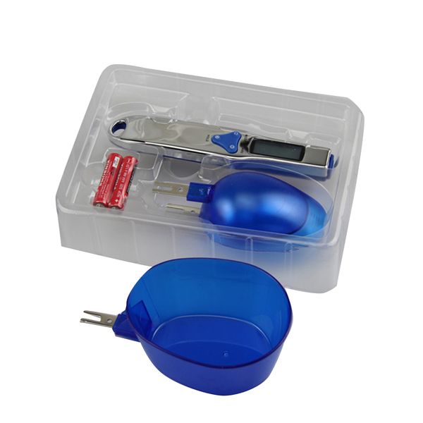 

300g/0.1g scale with 3 detachable weighing spoon kitchen weighing food spices electronic digital spoon scale