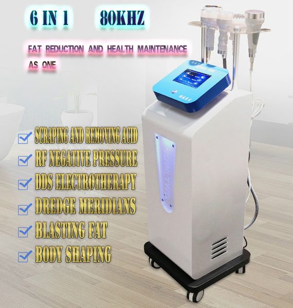 

2019 multi function face lift ultra onic cavitation 5d carving in trument rf vacuum body haping limming machine fat bla ting
