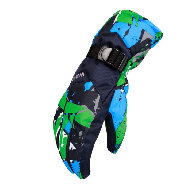 

2017 new winter waterproof anti-cold warm gloves men ski gloves outdoor sport snow sportswear skiing