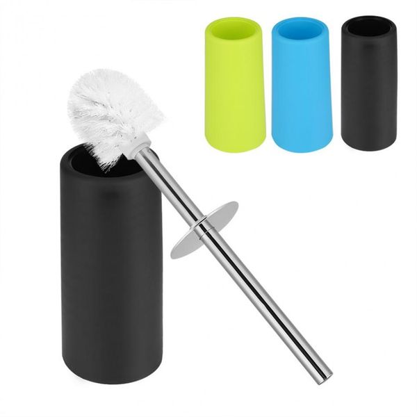 

fdit stainless steel bathroom cleaning toilet brushes holder sets home l toalete brush set straight handle corner brush hot