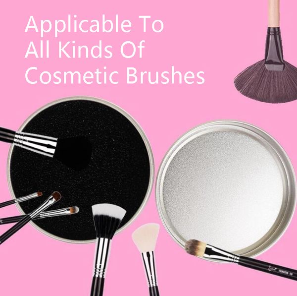 

2019 makeup brush cleaning wash artifact dry sponge color change cleaner mat washing cosmetics clean tool 50pcs