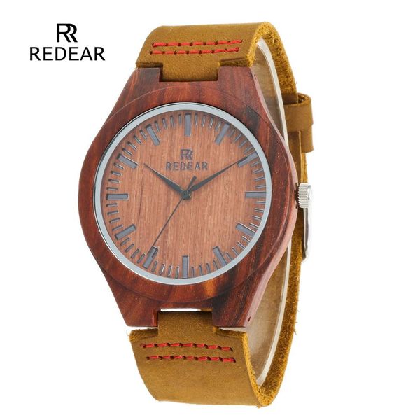 

fashion vintage ladies wood watch 45mm large dial leather strap handmade men's and women's quartz wooden watch, Slivery;brown