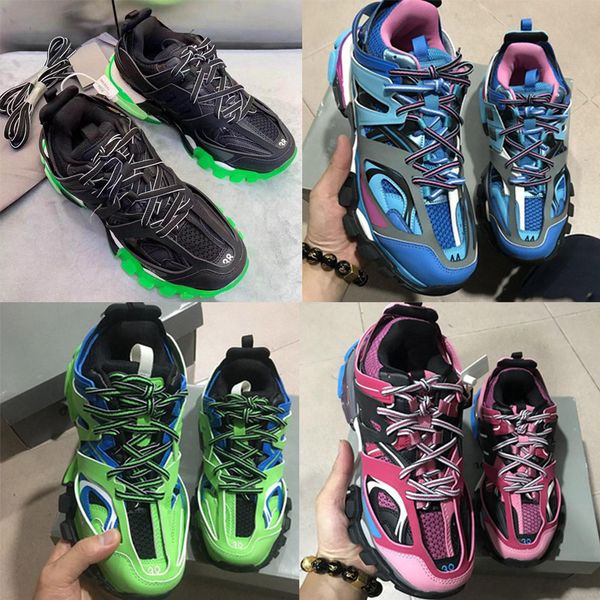 

designer shoes triple s 3.0 sneakers man casual shoes women platform outdoor sneakers platform mens track trainers chaussures, Black