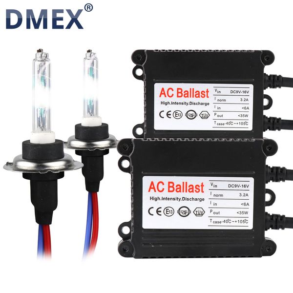 

dmex 12v ac 35w fast start xenon hid kit headlight replacement h1 h3 h4 h7 h8 h9 h11 9005 9006 d2h 9012 hir2 4300k 6000k 8000k