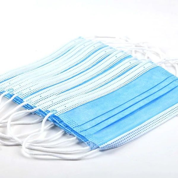 

a class quality 3-ply non-woven dust air n95 grade mouth mask disposable bfe95% marks face shield earloop