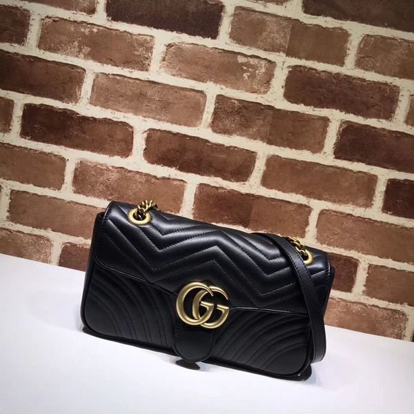 

443497 classic leather chain bag handbags shoulder messenger bags totes iconic cross body bags handles clutches evening