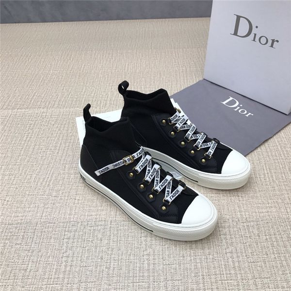 

women's fashion shoes fashion lady autumn breathable sneakers shoes luxury women casual shoes brand high female sock boots a55, Black
