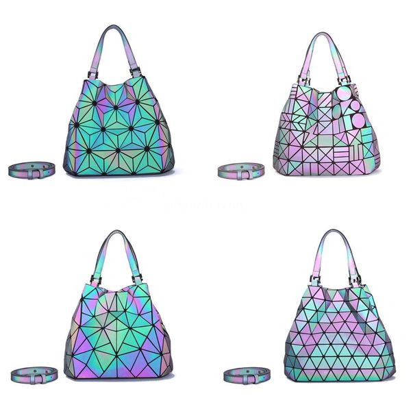 

tote handbags women bags designer laser bags for women 2020 metallic silver shoulder bag female leather messenger #565