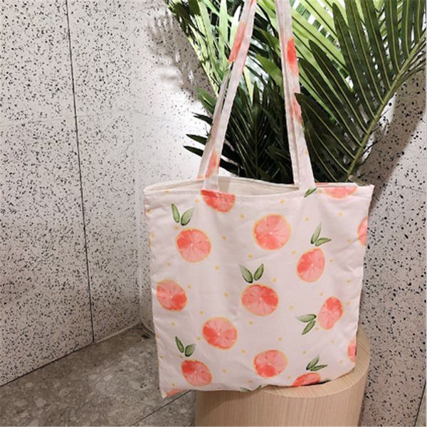 

new bag for women 2019 canvas bag for teenager girls lovely casual school shoulder printing handbag fashion tote streetbag