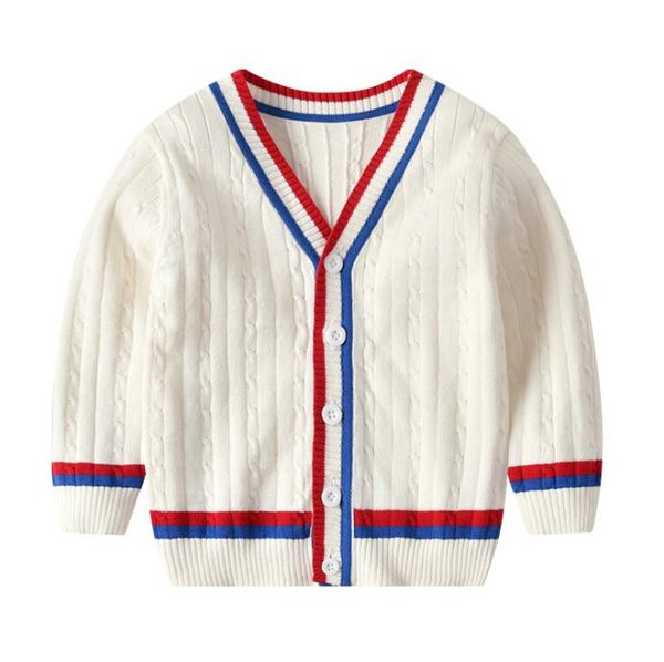 

baby kid children boy sweater open stitch striped sweater pullover for 2 to 6 years old boy spring autumn outwear clothes, Blue