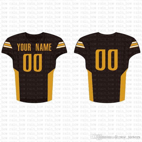 

2019 new custom football jersey mens embroidery logos 100% stitched sale c29, Black;red
