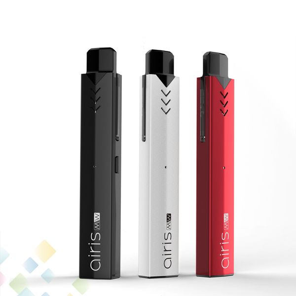 

Authentic Airistech 2in1 MW Kit Pod vape pen Airis Thick Oil and Wax two option tank Herbal Vaporizer 420mAh Battery Vapor e cig