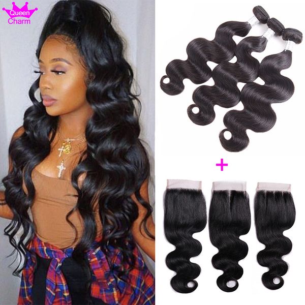 2019 Best Brazilian Remy Hair With Closure 3 Bundles Brazilian