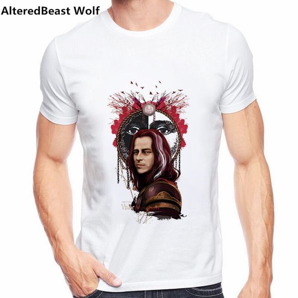 

men valar morghulis printed t-shirt 2019 summer not today tshirt harajuku arya stark casual men's dracarys tees, White;black