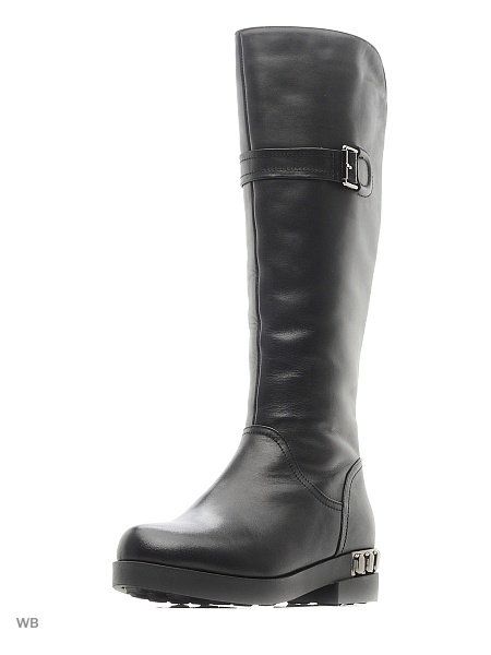 

lidian 2018 women black full grain leather boots diamond heels winter warm boots wool fur inside