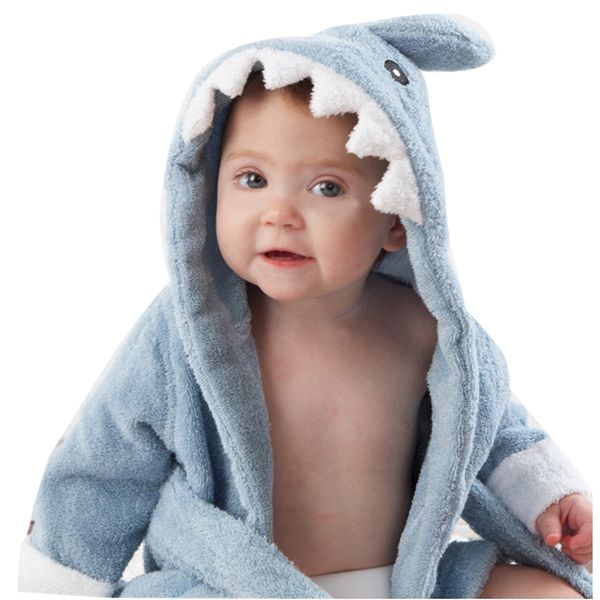 

children cotton 2019 bathrobe animal boys flannel pajamas sleepwear baby bathrobe romper kids home wear dinosaur pajamas cloak, Blue;red