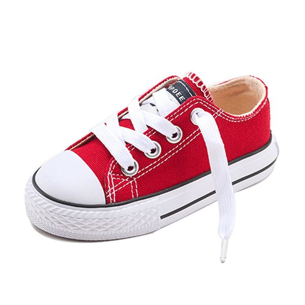 

girls canvas shoes soild kids shoes casual boy sneakers for toddler baby 2017 classical canvas shoes breathable high quality, Black