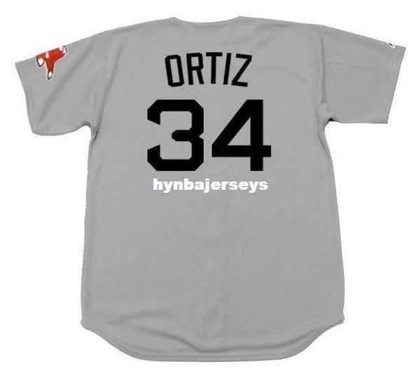 

custom david ortiz stitched 2009 majestic vintage away baseball jersey retro mens jerseys shirt, Blue;black