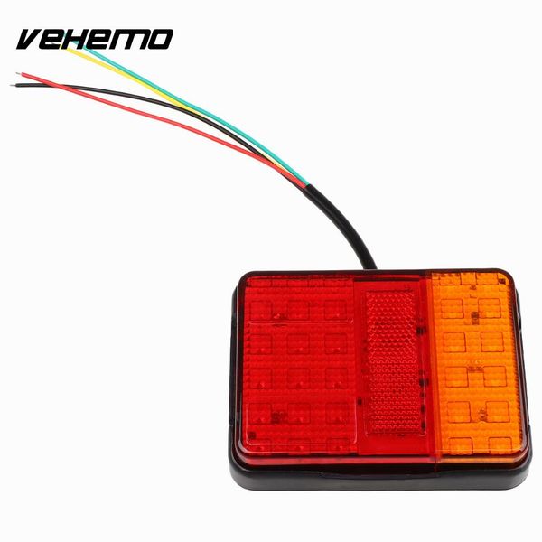 

30 led trailer stail light indicator lamp caravan lorry car van w/bracket