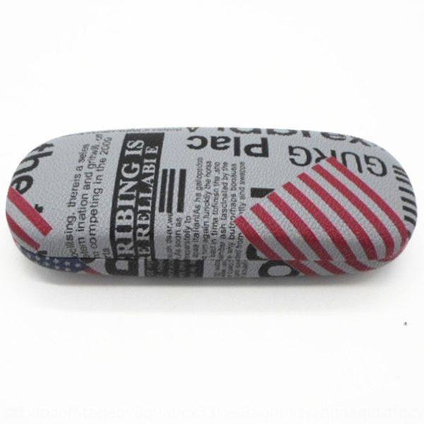 

men's and women's case case myopia optical myopia iron glasses box national flag frame glasses box