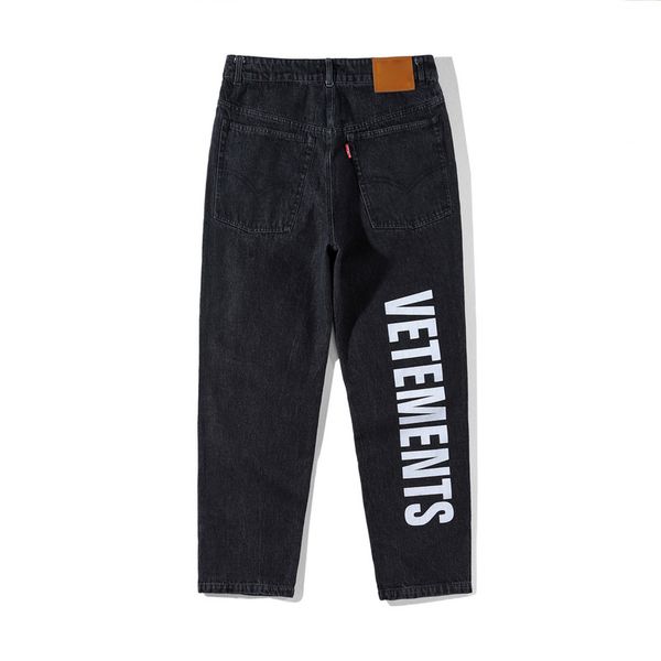 

new brand fashion luxury designer mens harun pants jeans vm casual hip hop high quality, Blue