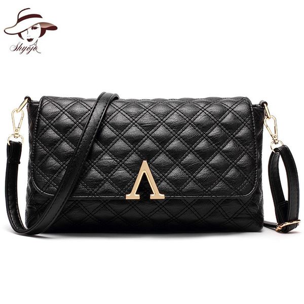 

2019 new women messager bag casual envelope bag mini shoulder ladies shopping small diamond lattice fashion purse day clutch