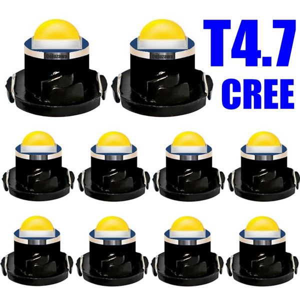 

10pcs t4.7 led super bright cree chips smd led car board instrument panel lamp auto dashboard warming indicator wedge light 10x