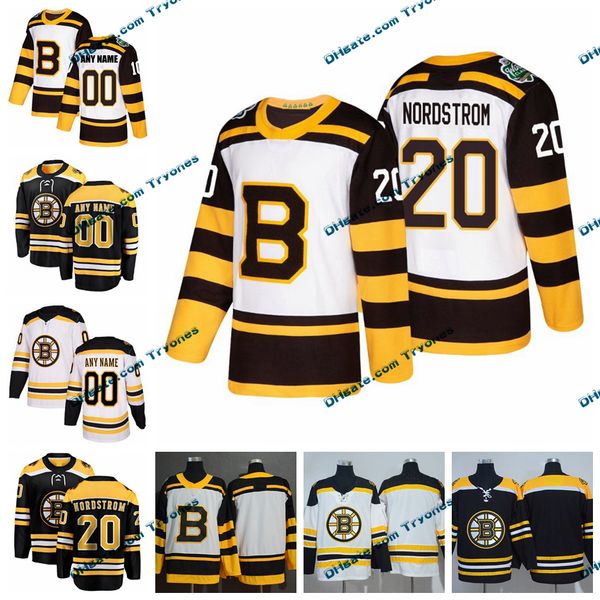 

2019 winter classic boston bruins joakim nordstr mens stitched jerseys customize home black shirts 20 joakim nordstrom hockey jerseys s-xxxl, Black;red