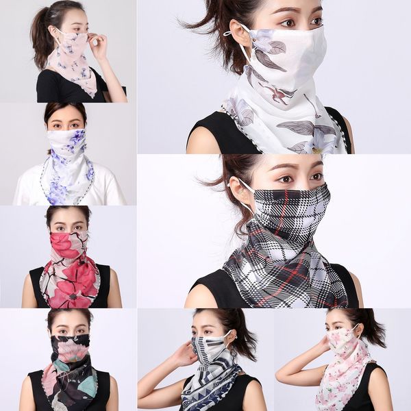 

w843g outdoor scarf windproof fishing protection bandana ski hiking uv neck scarf cycling face mask headband, Black