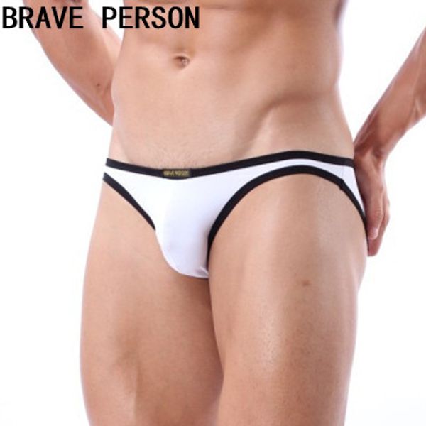

2019 new arrival mens underwear men briefs slip hombre cuecas gay man boys bikini underwear men white brand brief, Black;white
