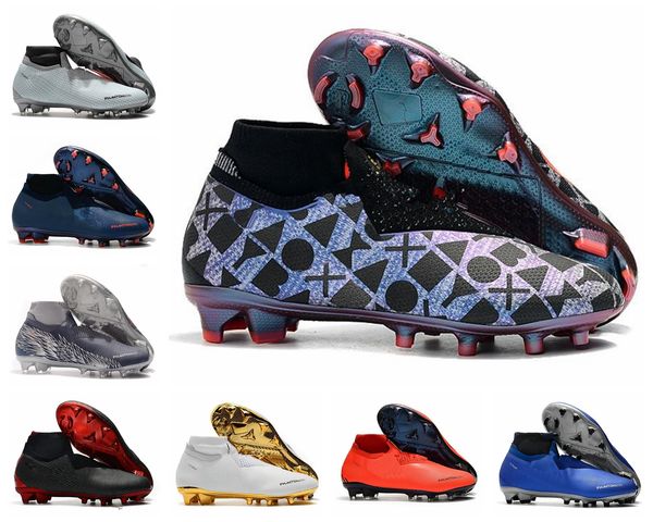 

2019 phantom vsn vision elite df fg & ag victory pack fully charged mens high ankle soccer cleats football shoes