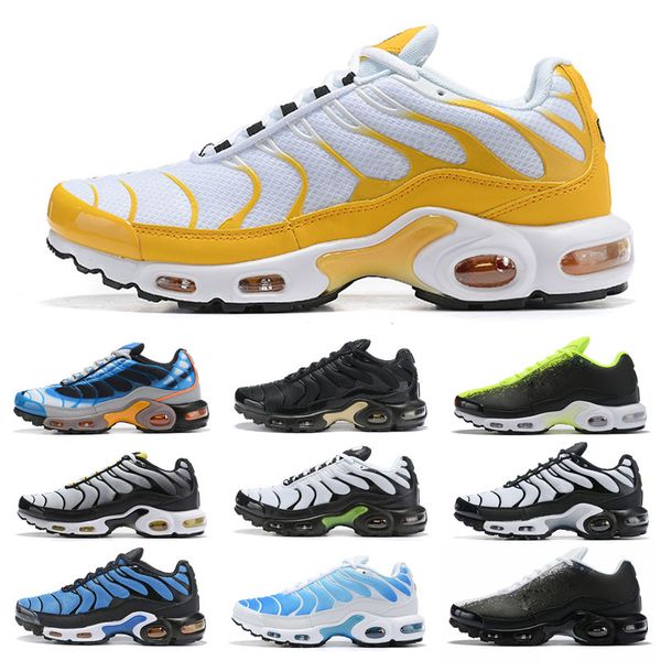 

Hot sale Running Shoes Plus Women Mens Trainers Athletic Sports Outdoors Men Sneakers Size Eur36-45 Black Gold Grey Volt Blue Orange Yellow