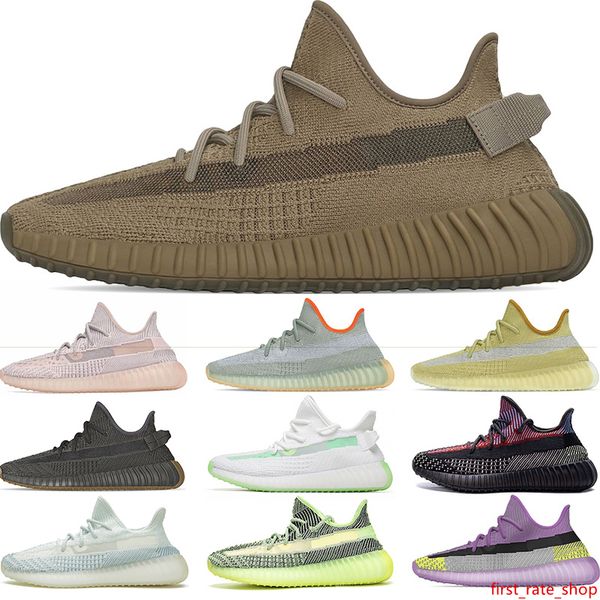 

лучшие качества kanye west кроссовки шлак earth yecheil yeezreel marsh desert sage статическая 3m светоотражающие synth мужские кроссовки сп