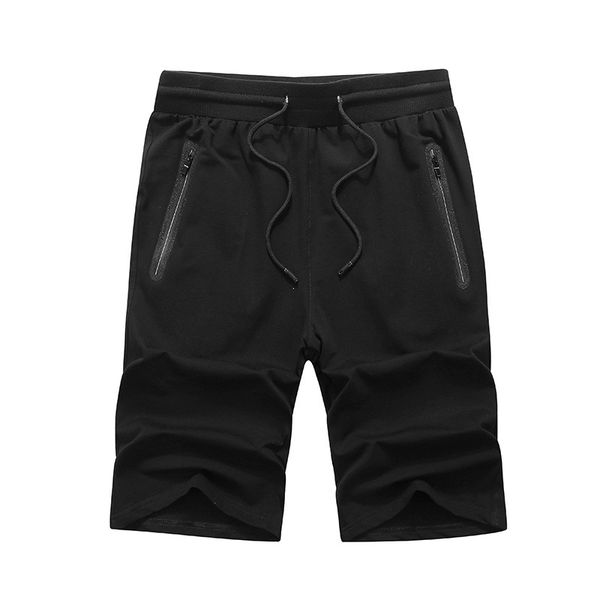 

2019 new fashion shorts men summer men's sportswear casual boardshorts man zipper pocket breathable mens short trousers, White;black