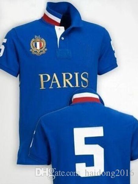 

американская мода мужчина город polo t-shirt с большим пони париж / нью-йорк / милан / дубай / чикаго / лондон / майами с коротким рукавом ч, White;black