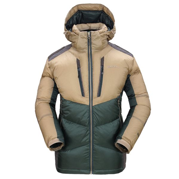 

grail outdoor heavy down jacket ski suit for men's winter sports mountain jacket windproof water reppellency breathable 6523a