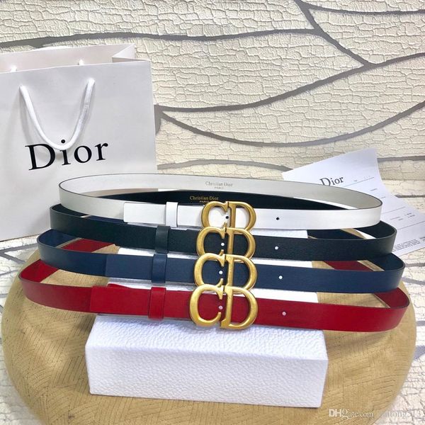 

2020 r design belts for women, with simple, all-in-one oxford pin button jeans, designed for women with box delivery, Black;brown