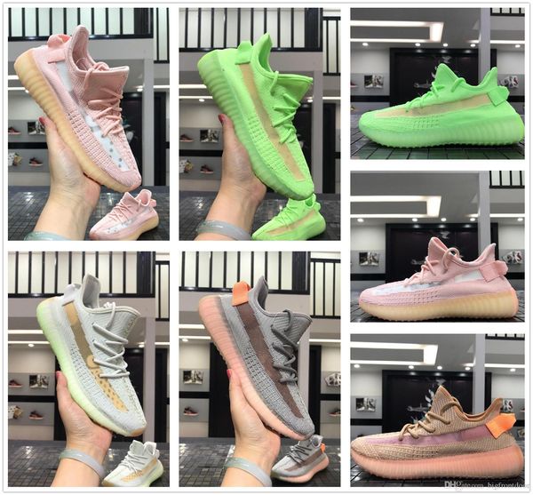 

2019 green EH5360 350 V2 Glow in the Dark 350 V2 Clay EG7490 350 V2 TRFRM MARCH size us5-us11.5 with box