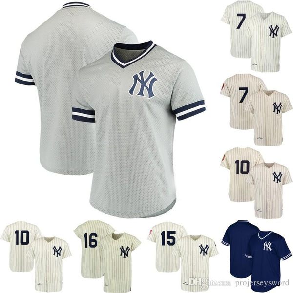 

Mens New York 1951 Mickey Mantle 1952 Phil Rizzuto 1961 Yogi Berra 1961 Whitey Ford 1969 Thurman Munson Yankees Retro Baseball Jerseys