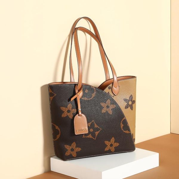 

large capacity tote bag trend printing shoulder bag new fashion european and american shopping bag fashion l9680