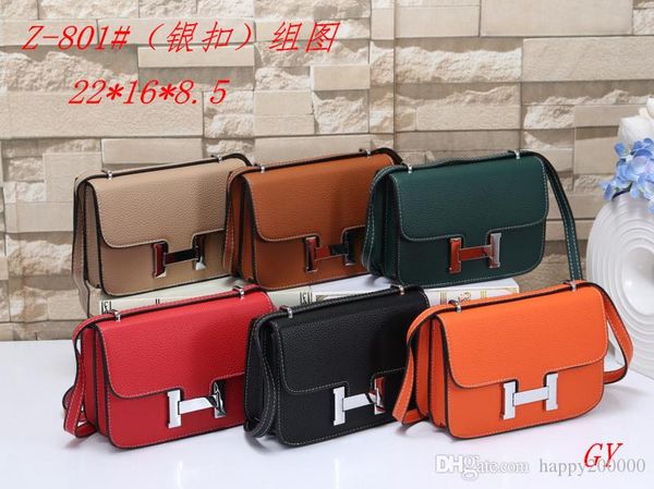 

new fashion women handbags ladies design solid color alphabet embroidery bracelet wallet leather chain bag crossbody bags h0399